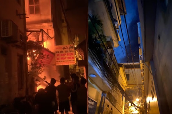 Cháy ở Trung Kính: Một nạn nhân vào cấp cứu trong tình trạng kích thích-2