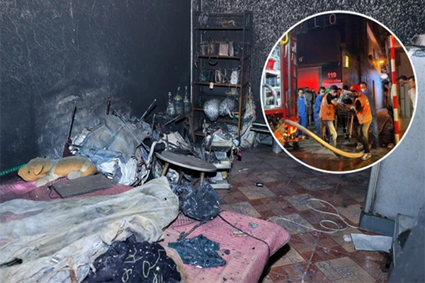 Người thân khóc ngất khi nhận diện thi thể nạn nhân vụ cháy ở Trung Kính-8