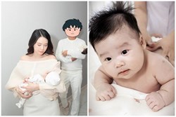 Con trai lai 2 dòng máu của Sam mắt một mí điển trai, được khen giống hệt bố quốc tịch Hàn