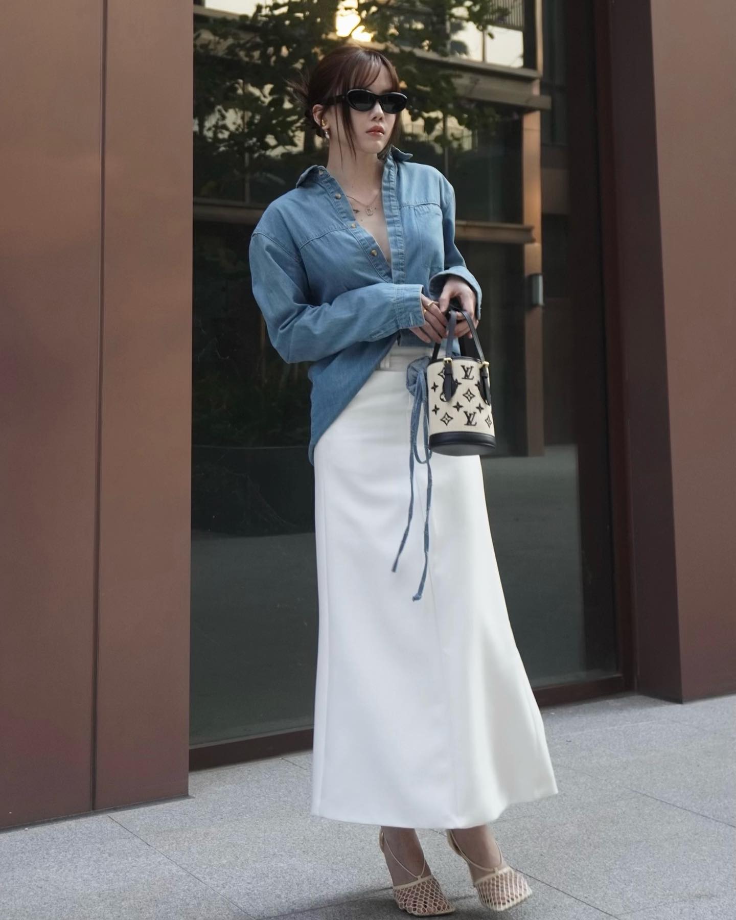 Chân váy suông đang phủ sóng phong cách của các mỹ nhân Việt-7