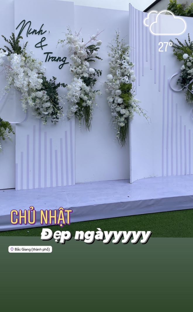 Đinh Mạnh Ninh tổ chức đám cưới tại Bắc Giang: Cô dâu lộ diện rạng rỡ, MC Phí Linh và bạn bè thân thiết tham dự-2