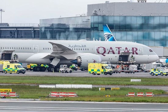Máy bay Qatar Airways lại gặp nhiễu động nghiêm trọng khiến 12 người bị thương