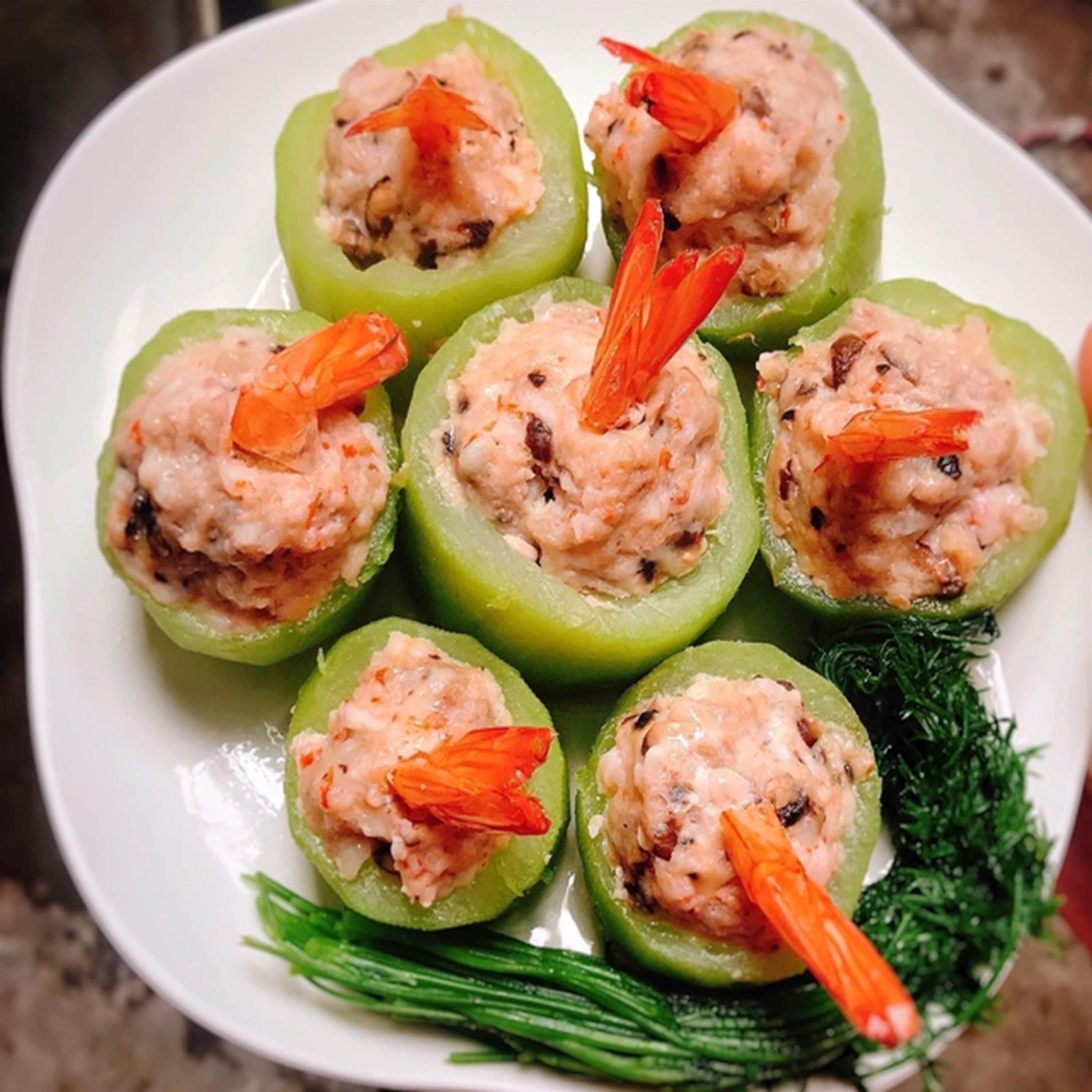 Món ăn lạ miệng với quả bầu vừa giải độc vừa giải nhiệt ngày nóng-1