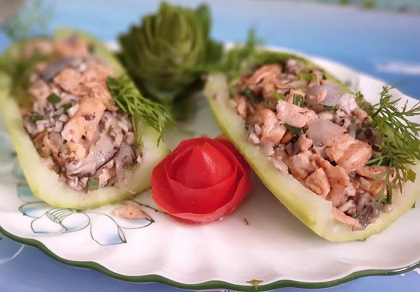 Món ăn lạ miệng với quả bầu vừa giải độc vừa giải nhiệt ngày nóng-3