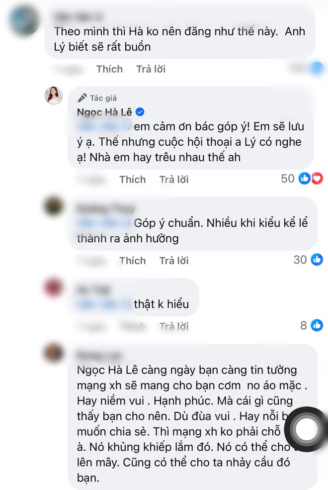 Vợ Công Lý phản ứng khi bị nhắc nhở hay đem chuyện gia đình lên MXH-2