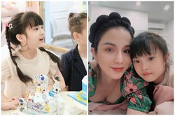 Con gái Diệp Lâm Anh mắt to 2 mí, từng được khen giống bố nay có góc nghiêng hưởng trọn nét đẹp của mẹ