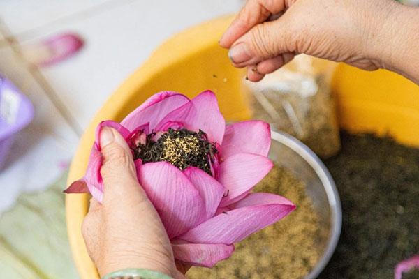 Kỳ lạ những bức tranh làm từ lá sen khô, giá bán lên đến vài triệu đồng-5