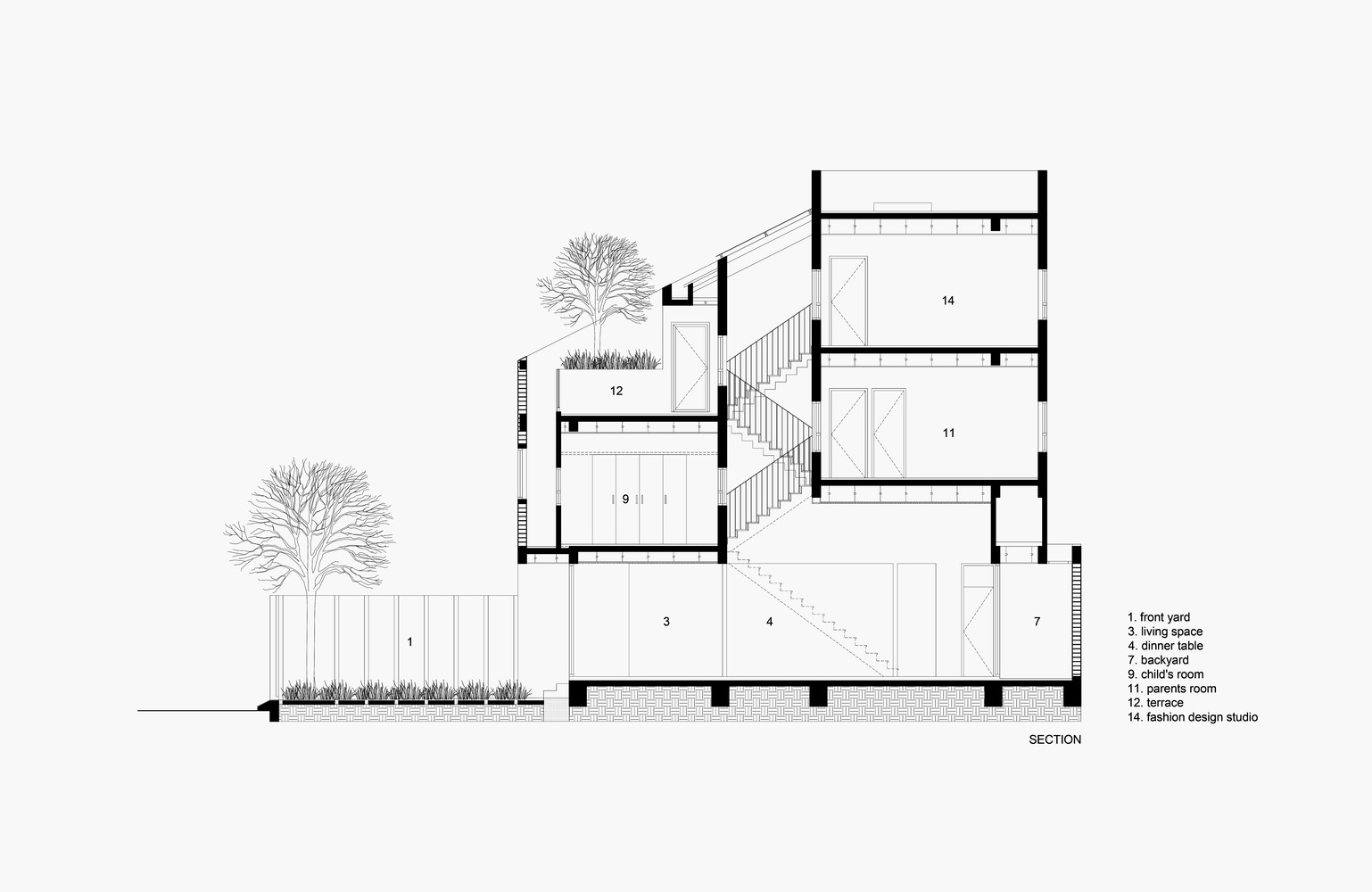 Chiêm ngưỡng nhà giấu tầng đơn giản mà tiện nghi-8