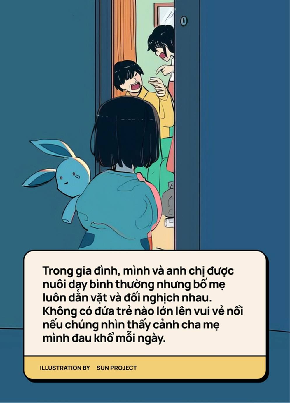 Lớn lên trong gia đình bố mẹ ngày nào cũng chửi bới nhau, tôi chỉ mong họ ly hôn nhưng cuối cùng họ lại nói: Tất cả là vì con-1