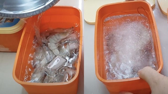 Cất tôm trong tủ lạnh nhớ cho thêm thứ gia vị này: Nhà nào cũng có, để cả tháng tôm vẫn tươi ngon như mới-3