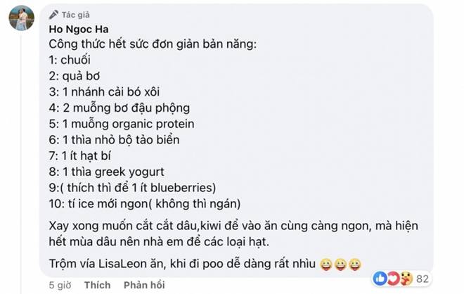 Hồ Ngọc Hà khoe bữa sáng kiểu Tây 10 nguyên liệu cho Lisa Leon, đáp trả khi bị chê sính ngoại, bún bò mới đủ chất-7