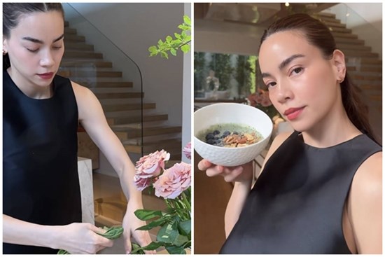 Hồ Ngọc Hà khoe bữa sáng kiểu Tây 10 nguyên liệu cho Lisa Leon, đáp trả khi bị chê