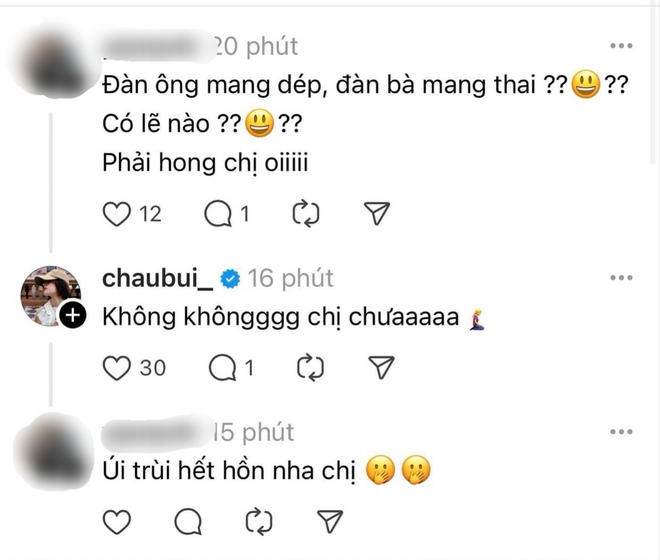 Châu Bùi lên tiếng nghi vấn đang có tin vui với Binz-1