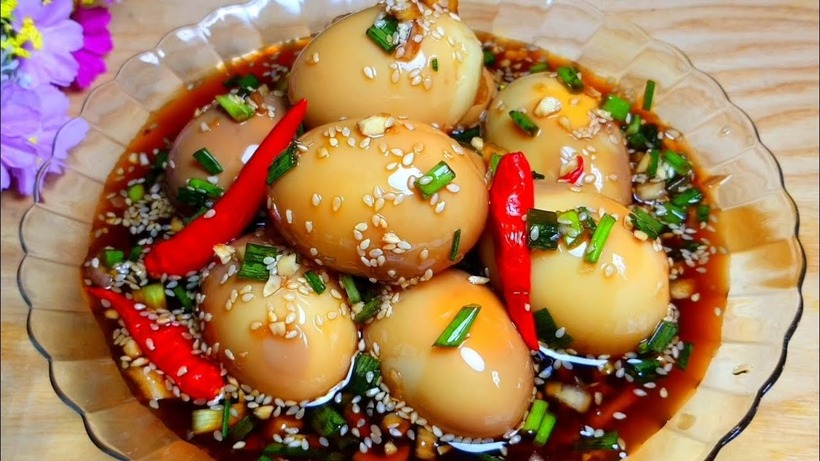 Cách làm món trứng ngâm tương siêu đơn giản tại nhà-2