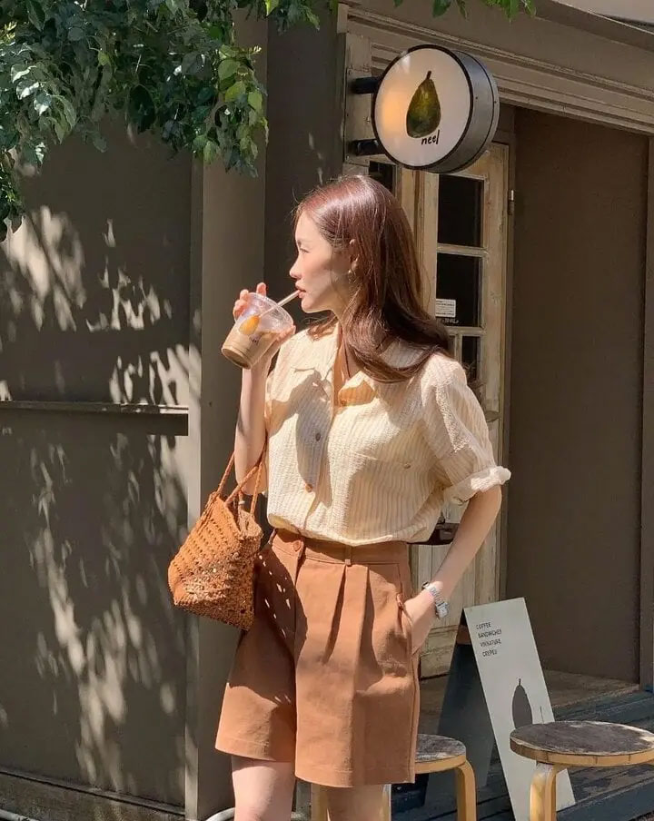 Công thức giúp nàng sành điệu hơn khi diện quần shorts vào mùa hè-6