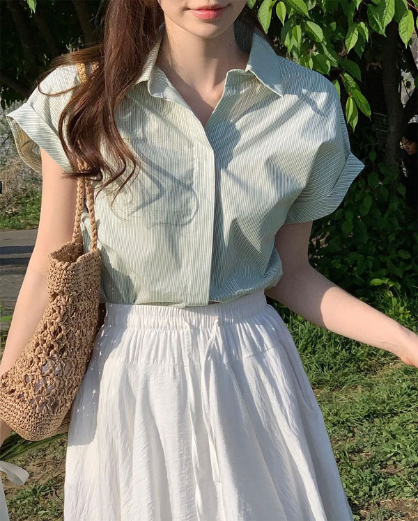 Kiểu sơ mi mát rượi và hack tuổi trẻ trung nàng công sở cần có-6