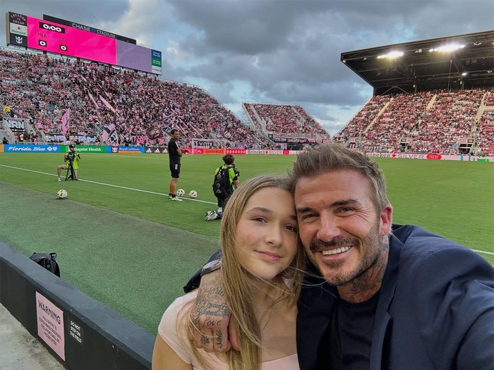 Beckham và con gái 13 tuổi-5