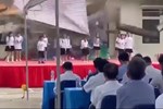 Sập mái hiên nhà văn hóa ở Hà Nội, 6 trẻ nhập viện