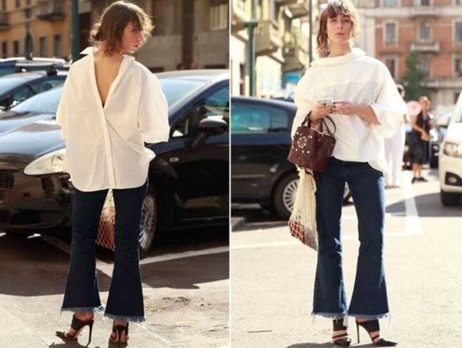 Cách đơn giản biến chiếc áo sơ mi thanh lịch trở nên quyến rũ-8