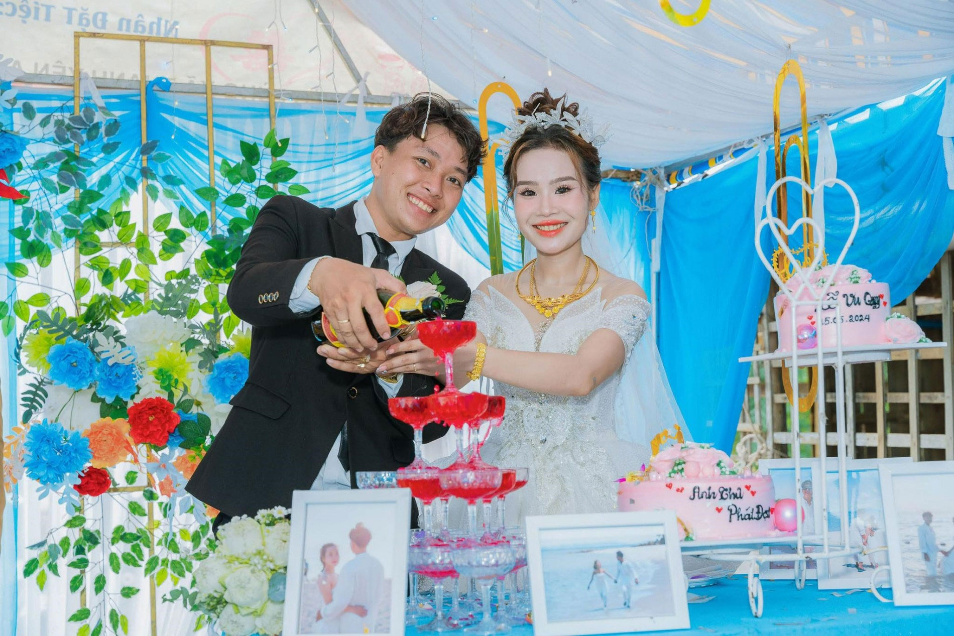 Cô gái gặp ‘kiếp nạn’ ong đốt trước giờ rước dâu, có bộ ảnh cưới để đời-3