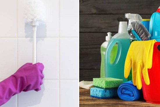 Cách siêu nhanh tẩy sạch bong nền gạch ố vàng