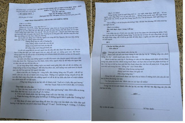 Thi vào 10 ở TPHCM: Thí sinh, giáo viên nhận xét gì về đề Văn?-2