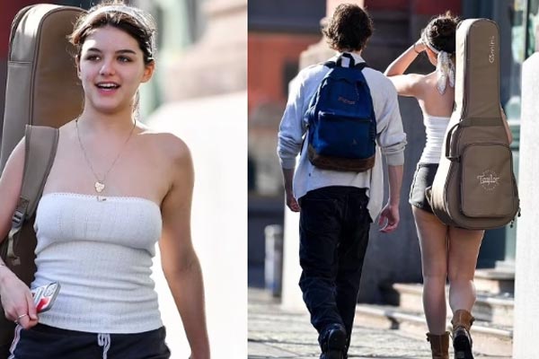 Suri Cruise lột xác gợi cảm, tình tứ bên bạn nam điển trai ở prom cuối cấp-13