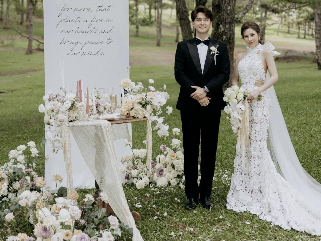Ảnh cưới đẹp như mơ của Huỳnh Anh và vợ MC hơn 6 tuổi-2