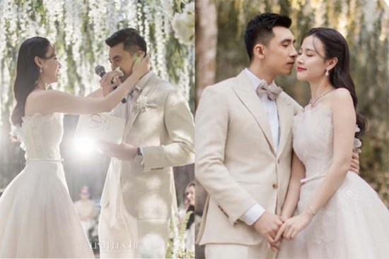 Tung ảnh trong tiệc cưới bí mật, Midu tiết lộ được chú rể cầu hôn 2 lần