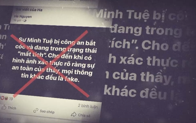 Ông Thích Minh Tuệ xuất hiện trên VTV1, chia sẻ sau 7 ngày ẩn tu: Tinh thần và sức khỏe của con vẫn tốt-1