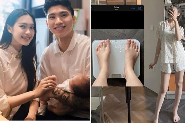 Đoàn Văn Hậu - Doãn Hải My lần đầu khoe cận mặt quý tử-11