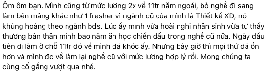30 tuổi lương từ 40 triệu giảm đột ngột xuống còn 15 triệu: Thấy thương thân bao năm học hành, chiến đấu trong nghề-2
