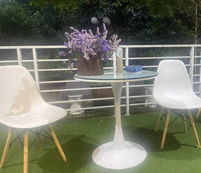 Nhà vườn 1.000m2 của NSND Thanh Hoa đủ hoa trái, nữ nghệ sĩ khoe loài hoa tím chuyển xanh đẹp mắt-13