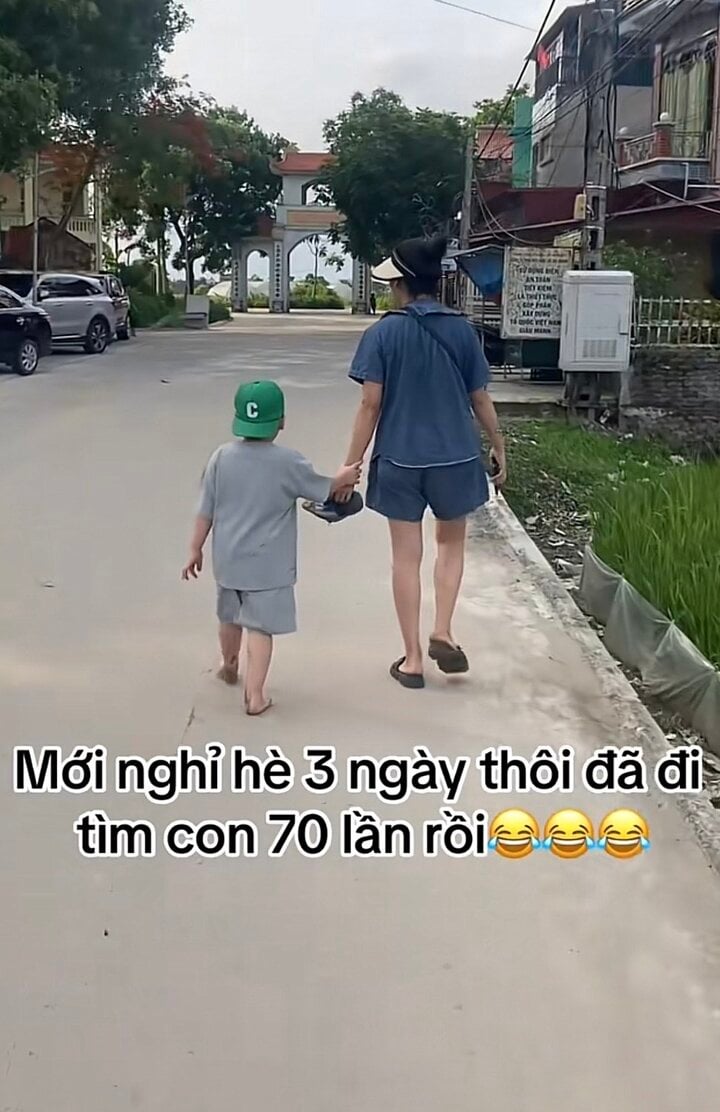 Cười bò khoảnh khắc ông bà trông cháu nghỉ hè hở ra là tìm khắp làng chưa thấy-6