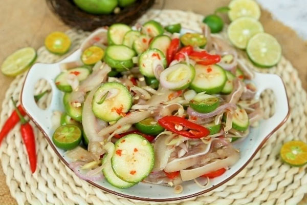 Cách làm gỏi cóc tai heo chua ngọt giòn ngon, hấp dẫn tại nhà-2
