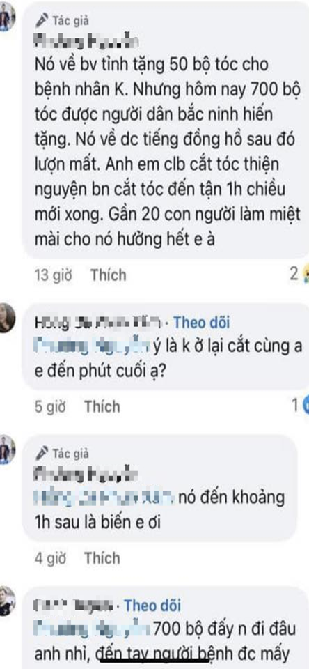 1 salon tóc nổi tiếng vì làm từ thiện hiến tóc cho bệnh nhân ung thư bị bóc phốt: Chủ nhân phản ứng thế nào?-1