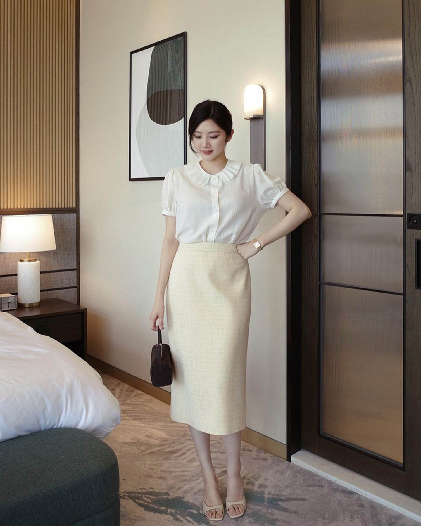 10 cách phối chân váy bút chì trẻ trung, tôn dáng dành cho nàng công sở-7