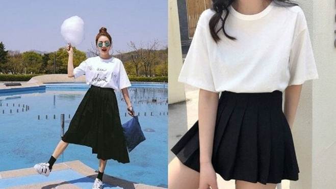 Cách mặc chân váy đen dành cho người thích phong cách tối giản-10