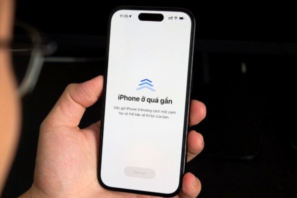 Cách khiến iPhone hiển thị cảnh báo khi nhìn quá gần-1