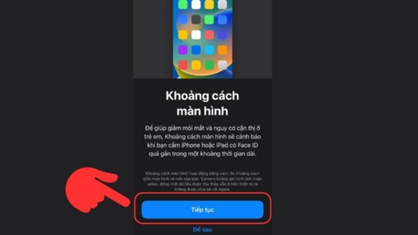 Cách khiến iPhone hiển thị cảnh báo khi nhìn quá gần-6
