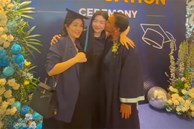 Con gái MC Quyền Linh dự tốt nghiệp cấp 3: Khoe visual trong trẻo, có 1 hành động đặc biệt dành cho bố mẹ