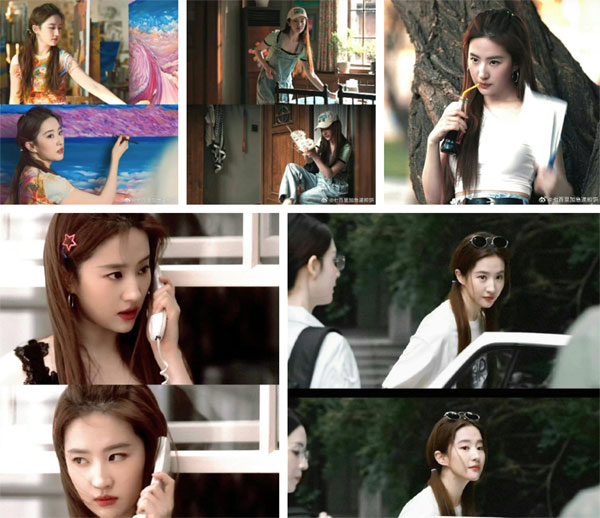 Lưu Diệc Phi U40 trẻ xinh mơn mởn để vào vai sinh viên nhờ 2 loại nước, 1 trong số đó dùng để rửa mặt-1