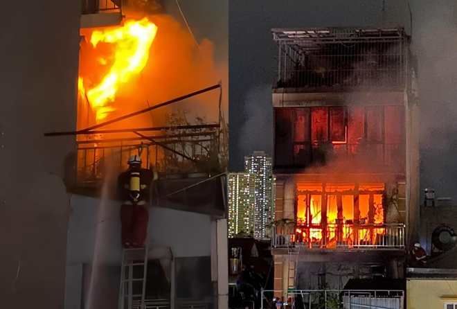 Người dân kể lại khoảnh khắc cháy lớn căn nhà ở phố Định Công Hạ: Thấy bàn tay vẫy cầu cứu từ tầng cao”-2