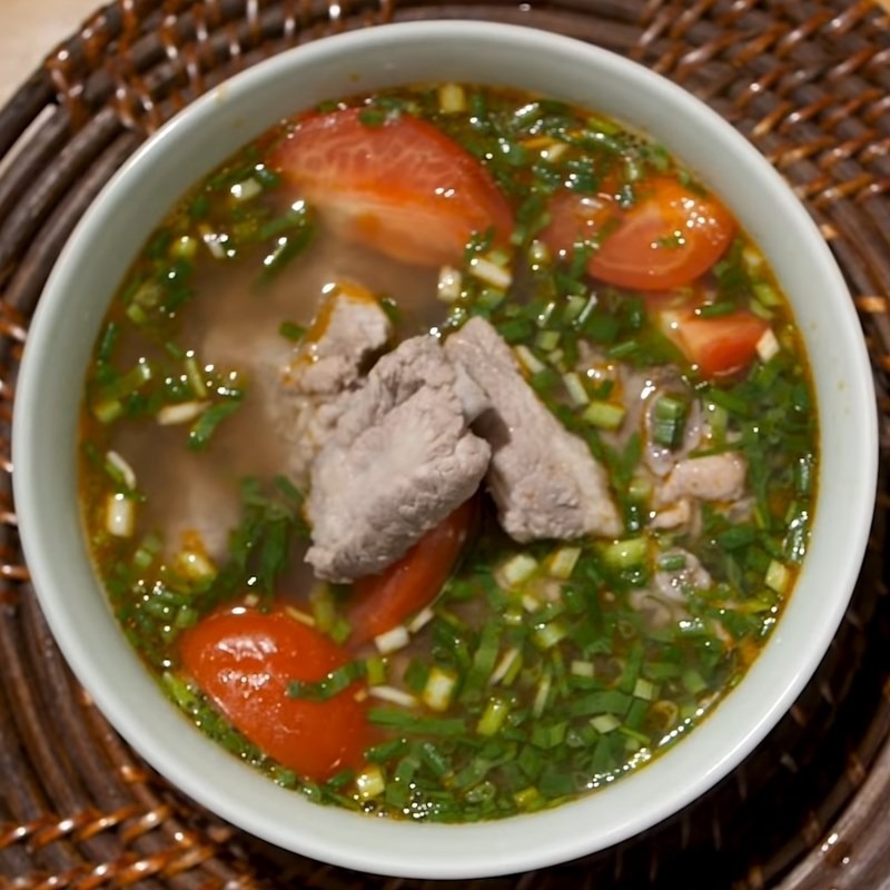 Giải nhiệt mùa hè bằng món canh sấu sườn non-2