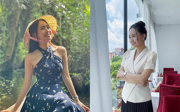 Nhan sắc đời thực xinh đẹp của MC Thùy Linh-1