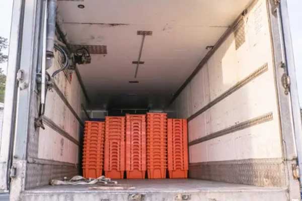 Đối đầu xe container, cô gái vội vứt xe bỏ chạy thục mạng-1