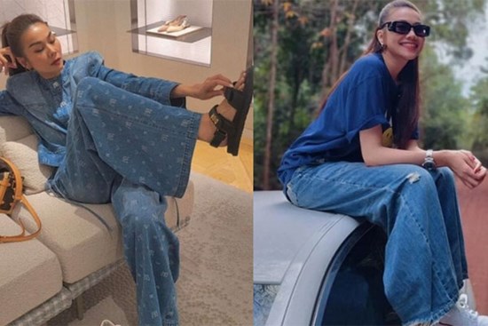 Học lỏm siêu mẫu Thanh Hằng công thức diện đồ denim dành cho quý cô trên 40 tuổi