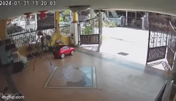 Lái xe vào nhà không đóng cổng, 1 phút sau thì xảy ra chuyện khiến người phụ nữ hối không kịp-1