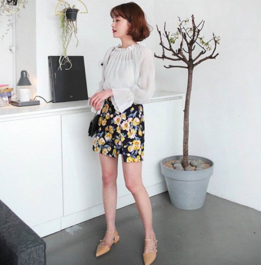 Kiểu trang phục phối cùng giày bệt giúp bạn trông cao hơn-3