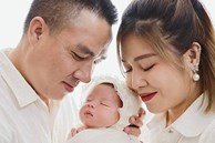 MC Hoàng Linh “Chúng tôi là chiến sĩ” 10 năm mới có con với chồng, ái nữ 8 tháng có hàng lông mi “trời ban”
